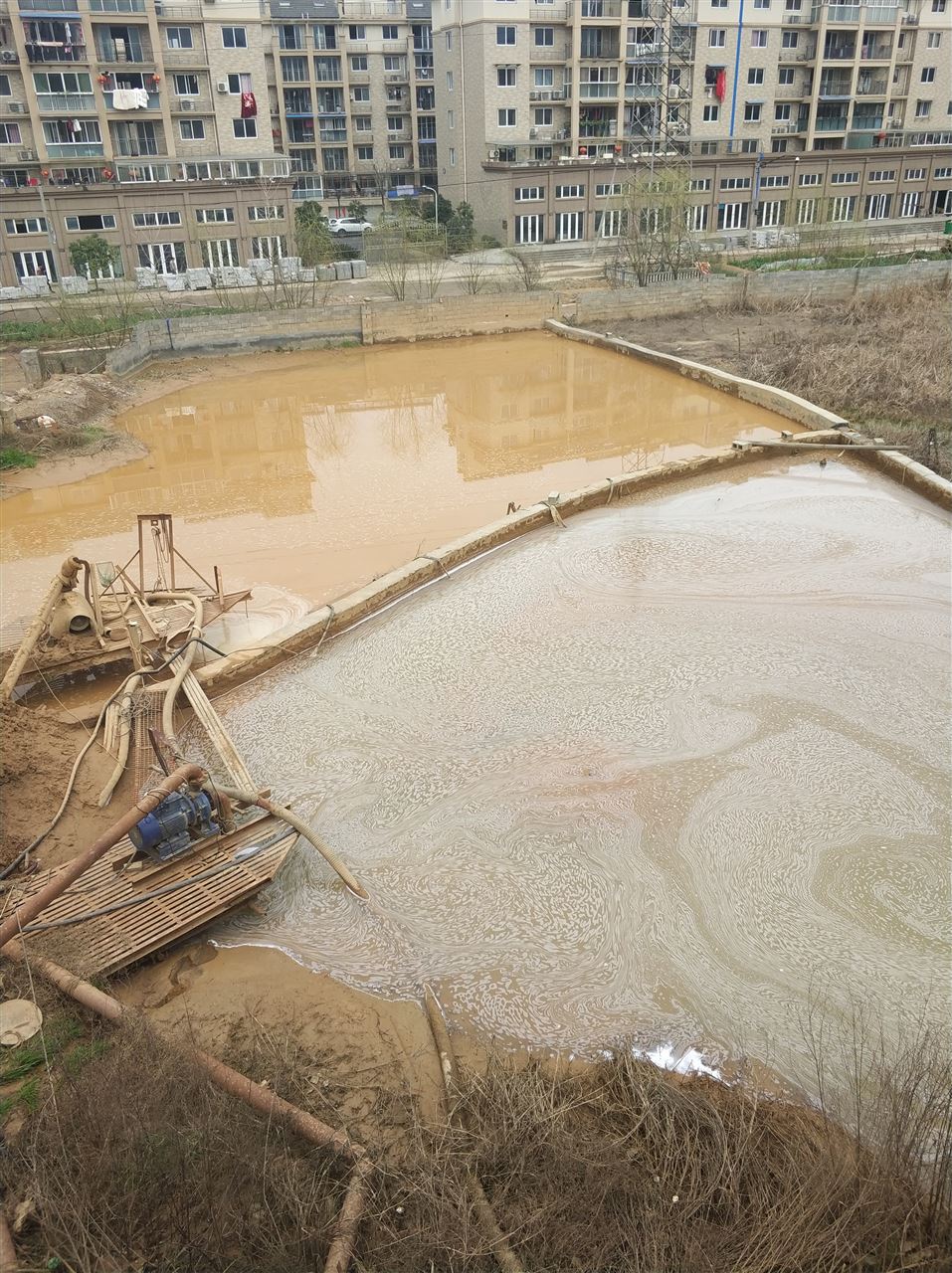 康定沉淀池淤泥清理-厂区废水池淤泥清淤